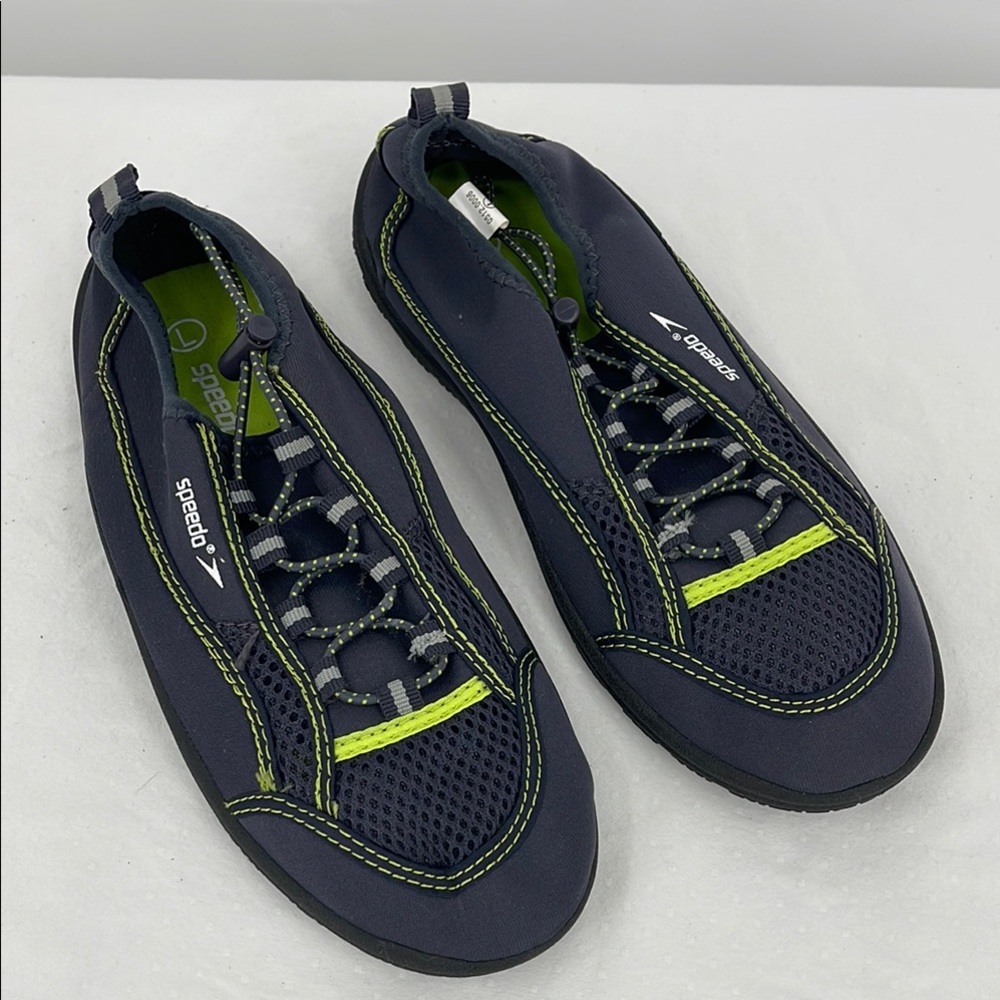 Speedo Black and Green Water Shoes WOMENS SIZE L